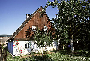 Tradiční jesenický dům.